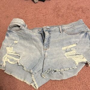 Sofia by Sofia Vergara Light Blue Jean Shorts